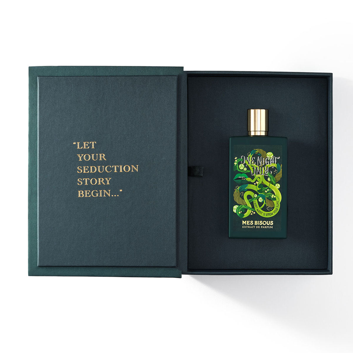 One Night Only de Mes Bisous Extrait de Parfum Cuir Boisé Olfactora